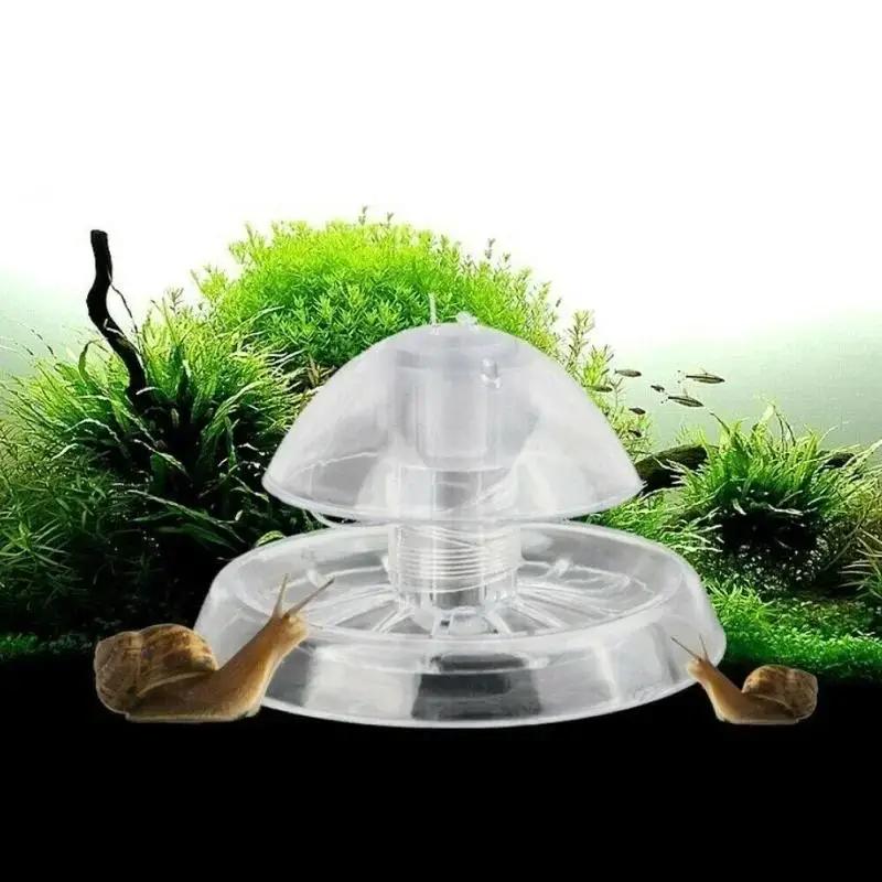 Aquarium Planted Fish Tank - 2026 Yeni 6/8CM Şeffaf Plastik Salyangoz
