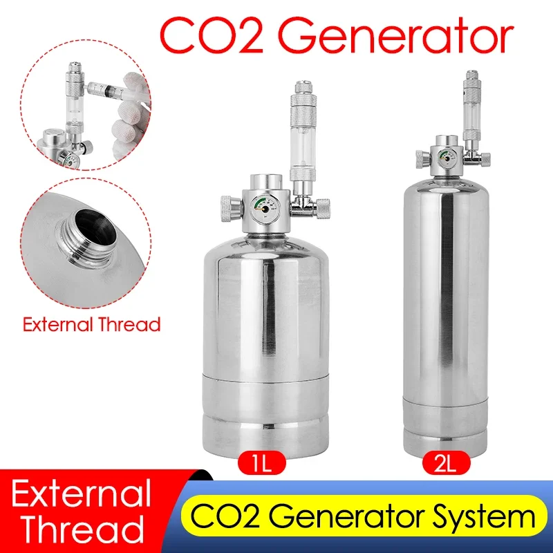 Aquarium Plant No Co2 - 1L/2L Akvaryum CO2 Jeneratör Sistemi Kiti