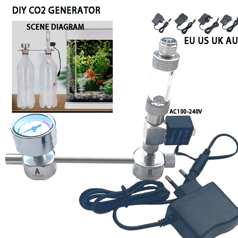 Aquarium Plant No Co2 - Akvaryum DIY CO2 Jeneratör Sistem Kiti