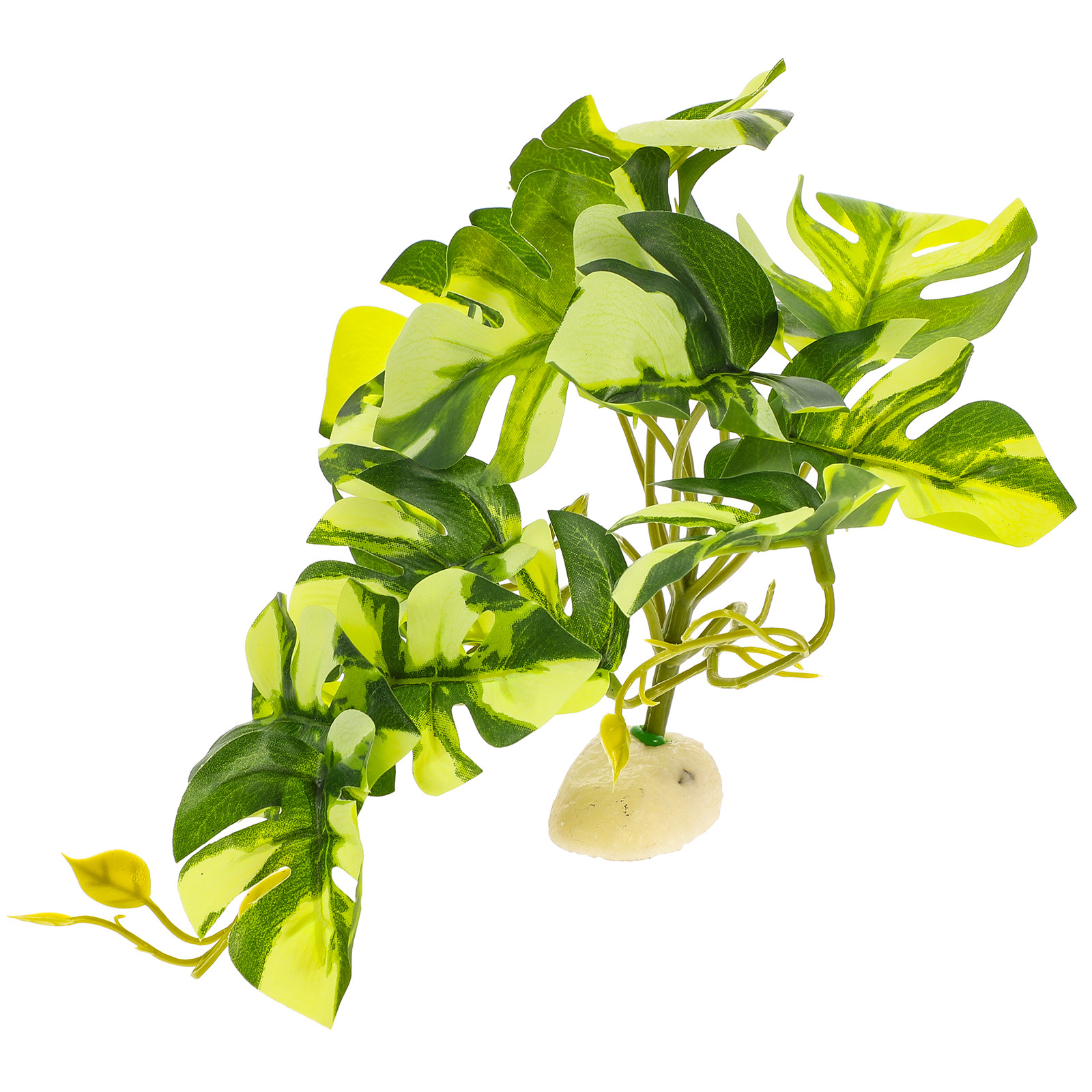 Aquarium Planted Fish Tank - Gerçekçi Reçine Sürüngen Teraryumu Bitki Simülasyonu