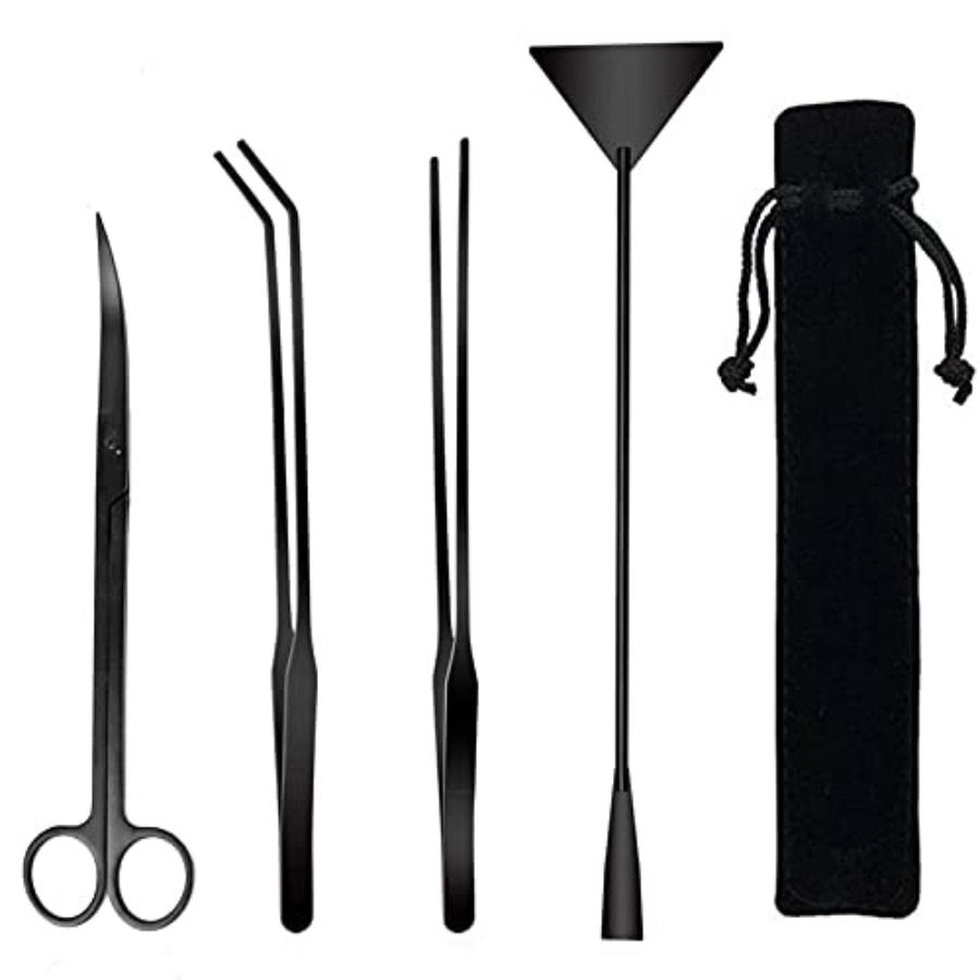 Planted Aquarium Starter Kit - Akvaryum Makaslı Cımbız Spatula Aleti -
