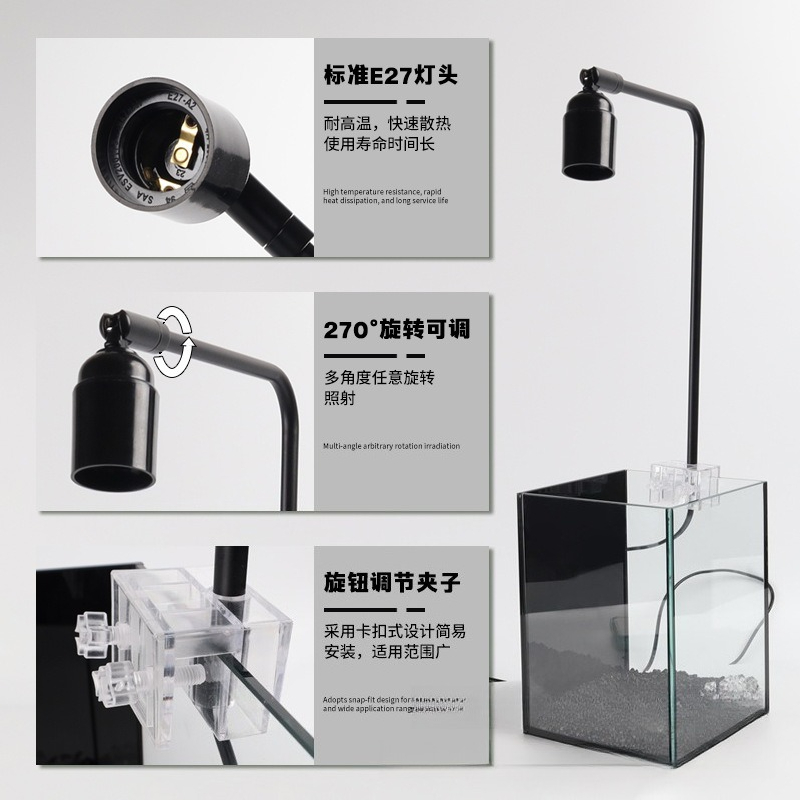 LED balık tankı ışık standı su - Aquarium Planted Fish Tank incelemesi ve fiyatı
