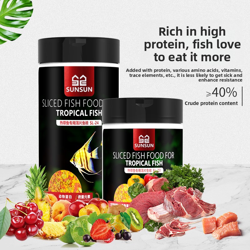 SUNSUN Premium Tropikal Balık  - Tetra Food Tropical Flakes incelemesi ve fiyatı