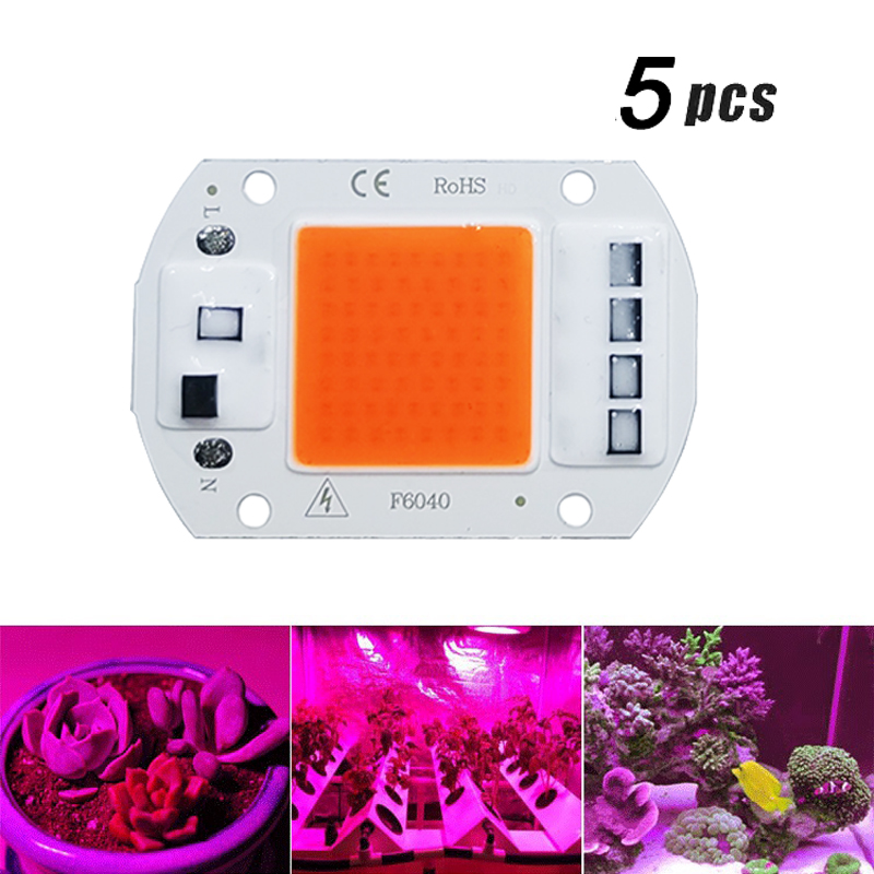5 adet LED büyümek COB ışık çi - Led Planted Tank Light incelemesi ve fiyatı