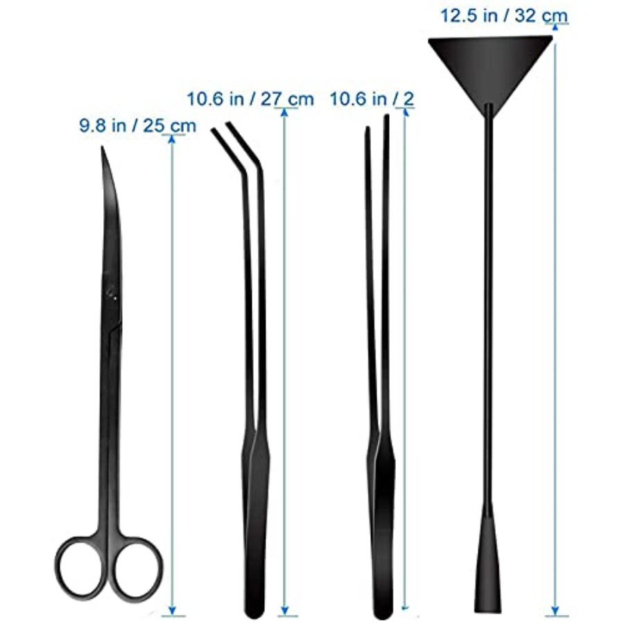 Akvaryum Makaslı Cımbız Spatul - Planted Aquarium Starter Kit incelemesi ve fiyatı